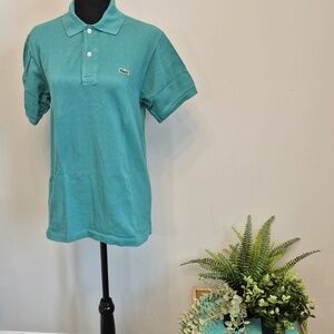 Women's Green Lacoste Polo Shirt